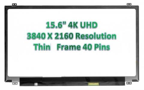 Display Pantalla Laptop 15.6 Slim 40 Pines UHD 4K LP156UD1 SP A1 Toshiba P50W Lenovo Y50-70