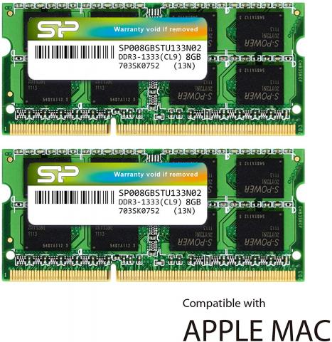 Memoria Ram Silicon Power Ddr3 1333 8gb laptop imac