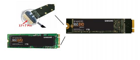 Disco Ssd Samsung 860 evo 500gb 1tb Macbook Air 11