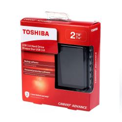 Disco Duro Externo Toshiba 2tb Canvio Advance Usb 3.0 Clave negro azul rojo blanco 