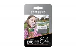 Memoria Samsung Evo Micro Sd 64gb 4k Clase10 Gopro